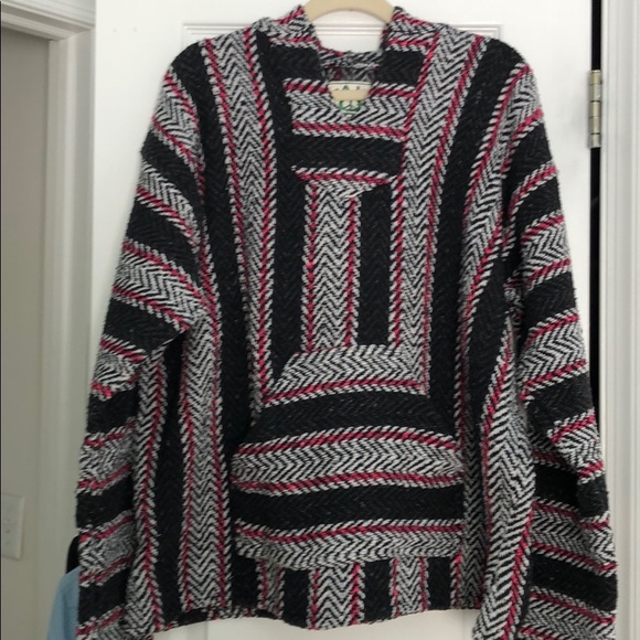 PRICE DROP 💗 Baja Joe thick cloth striped hoodie - Picture 4 of 8